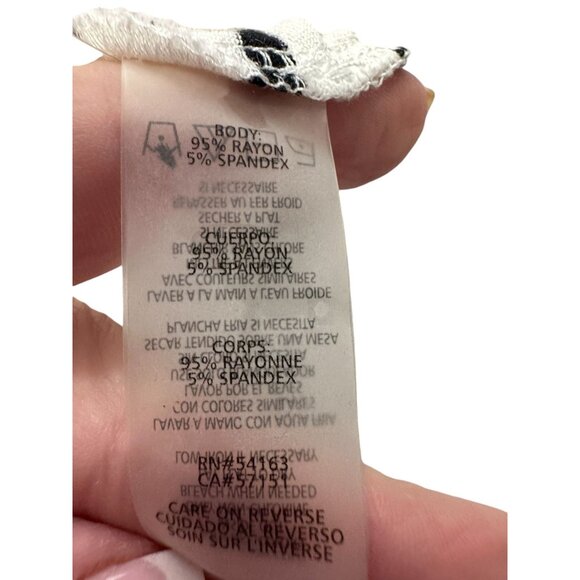 Calvin Klein‎ Shirt Top Blouse Size M Striped Corpcore Classiccore Preppy Retro - Picture 6 of 13